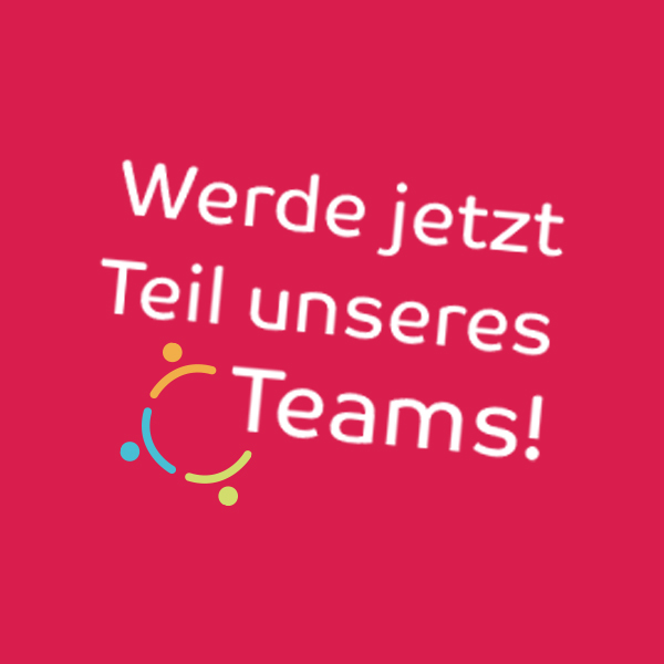 Werde jetzt Teil unseres Teams